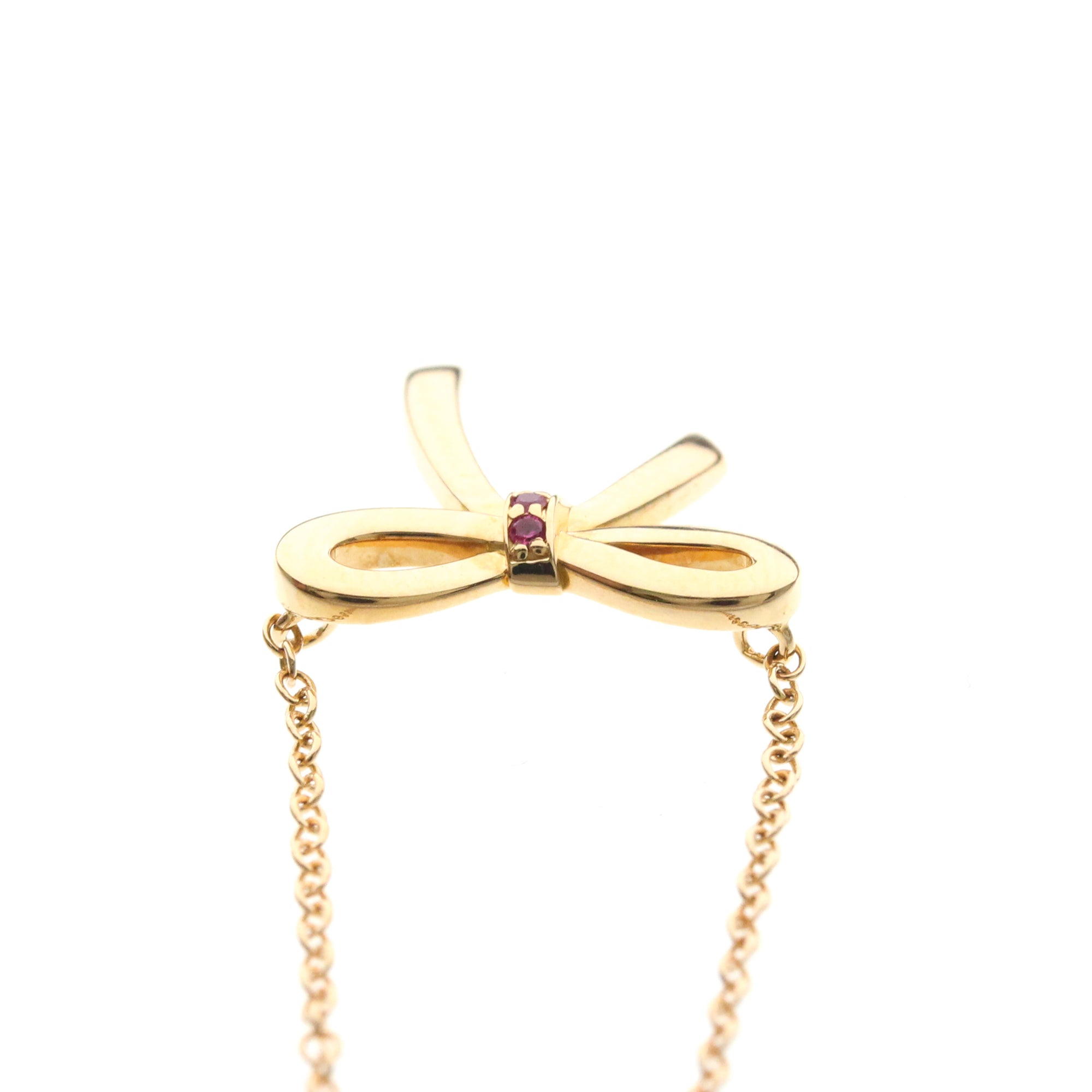 Tiffany Bow Ribbon · Rose Gold · Ruby