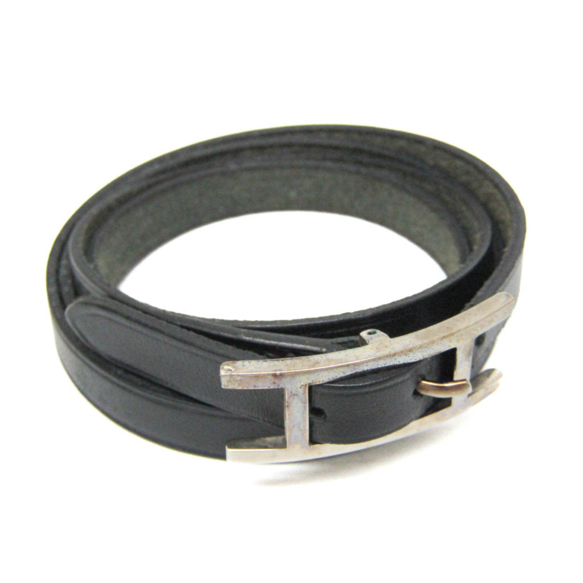 Hermès Hapi Triple · Leather Wrap Bangle