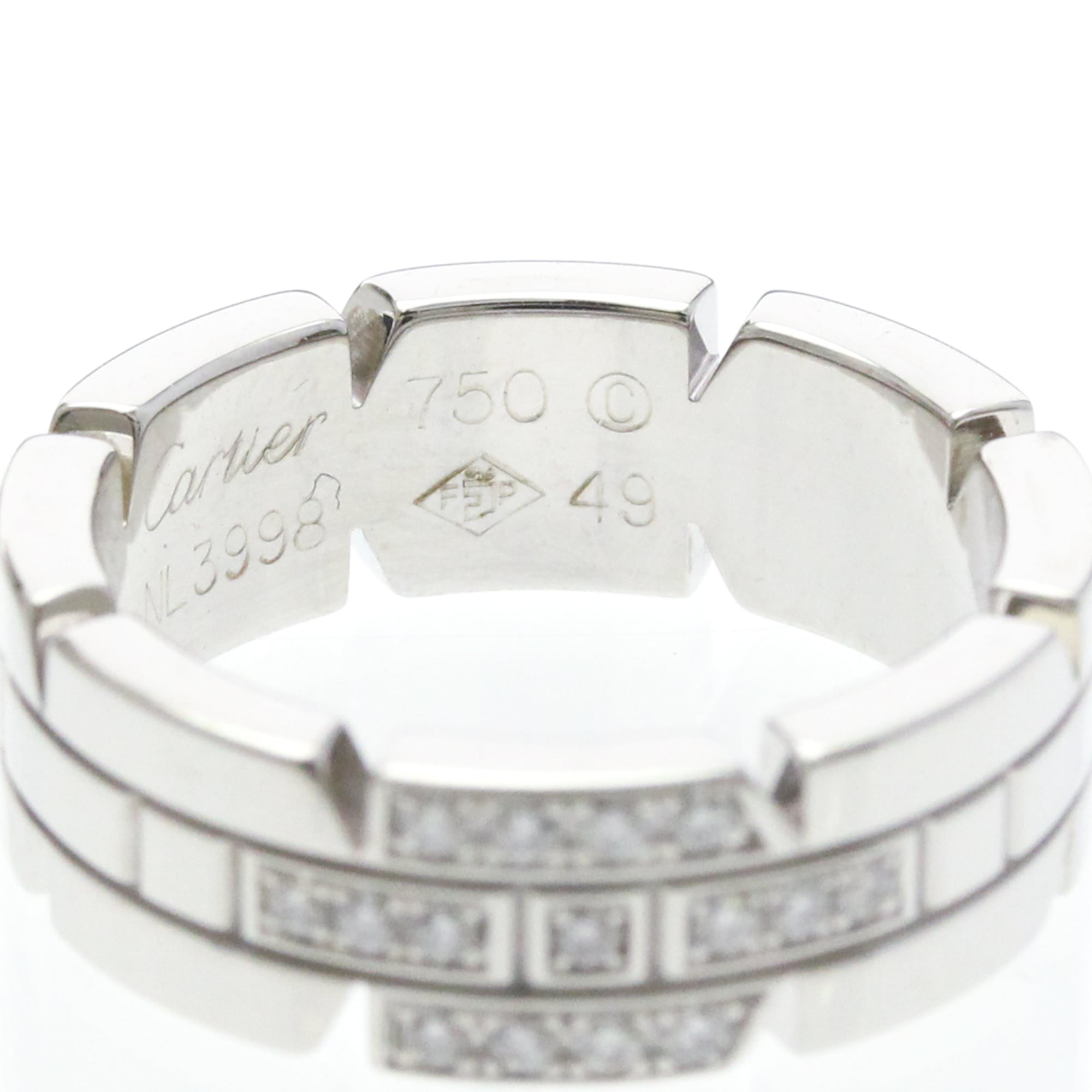 Cartier Tank Française · Diamond · White Gold