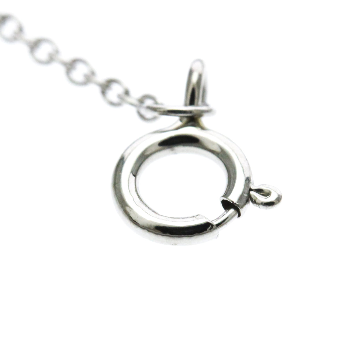 Tiffany Solitaire Diamond · Platinum Necklace
