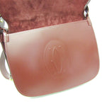 Cartier Must · Leather Shoulder Bag · Bordeaux