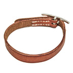 Hermès Api · Leather & Metal Bangle