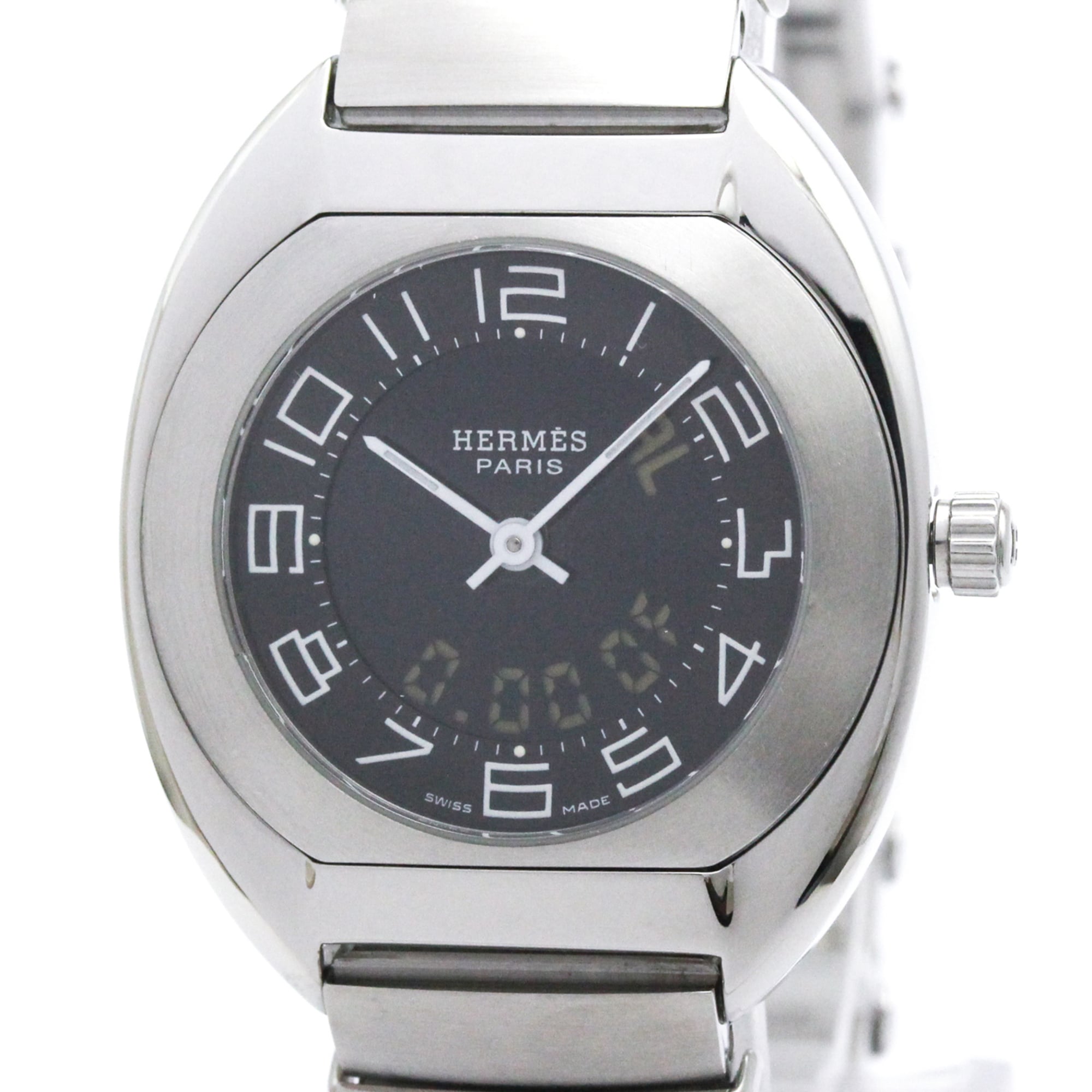 Hermès Espace · Steel · Chronograph · GMT
