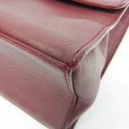 Balenciaga · Leather Shoulder Bag · Bordeaux