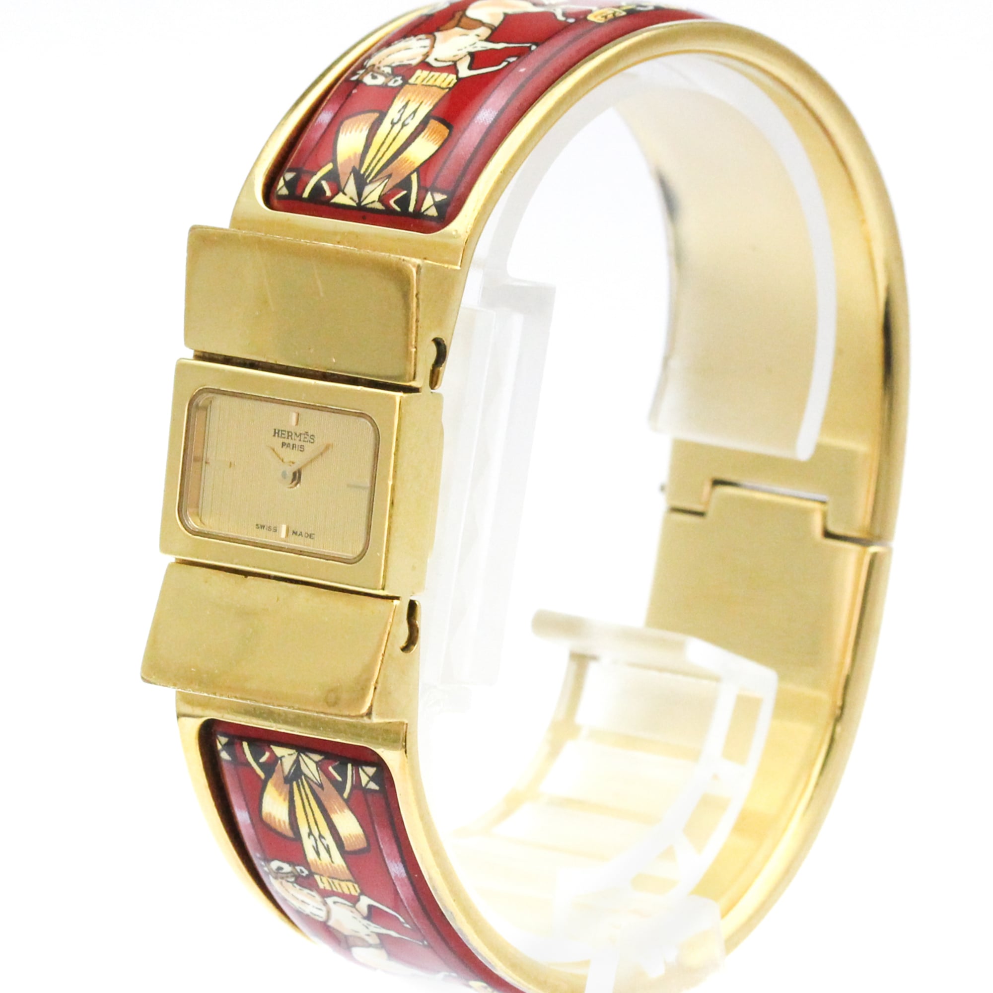 Hermès Loque · Gold Plated · Quartz