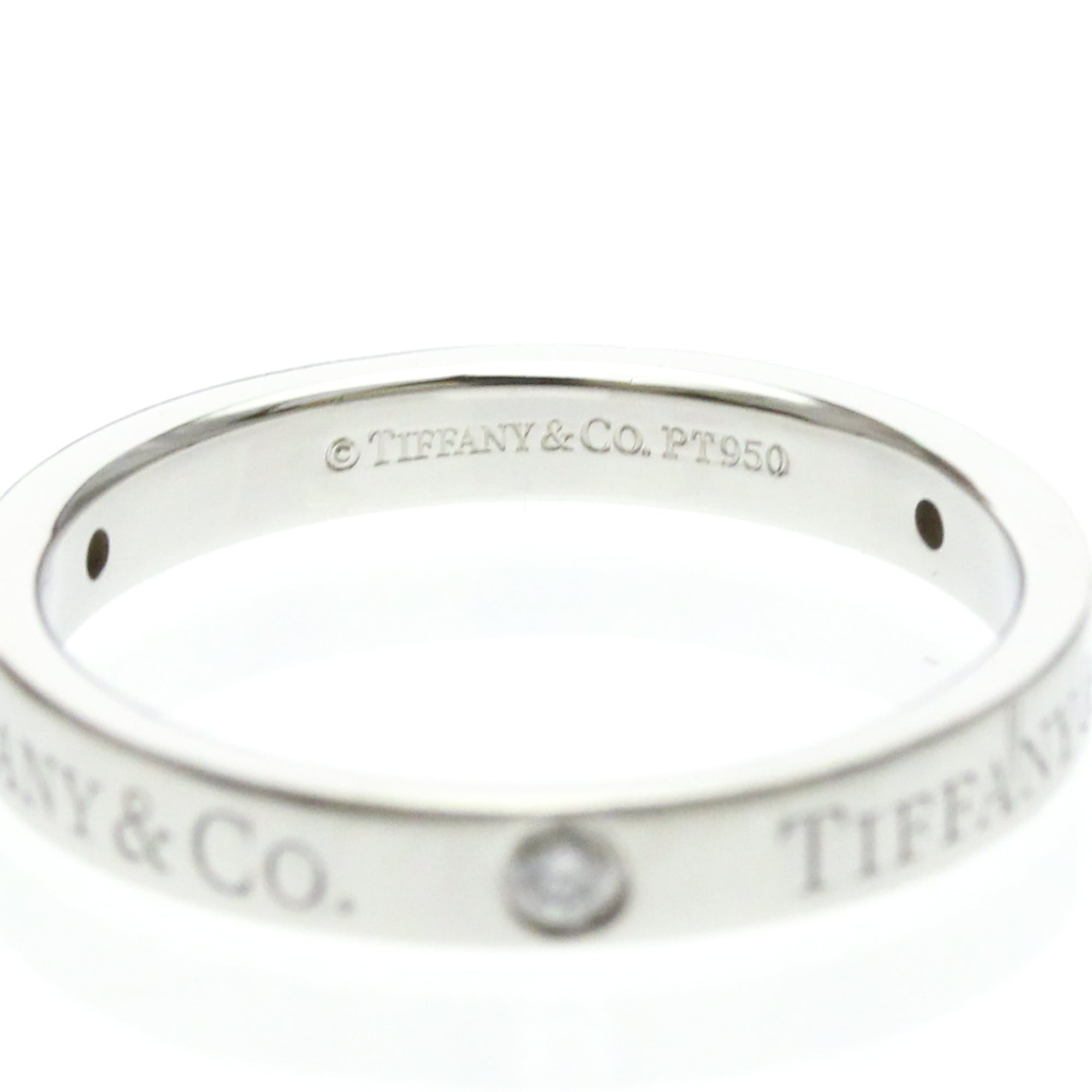 Tiffany Flat Band · Diamonds · Platinum