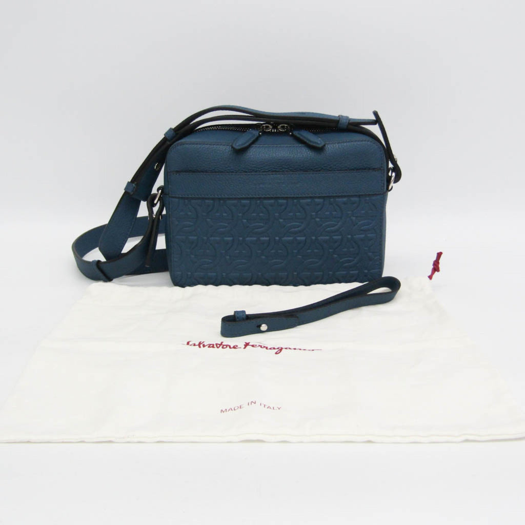 Salvatore Ferragamo Gancini · Leather Clutch
