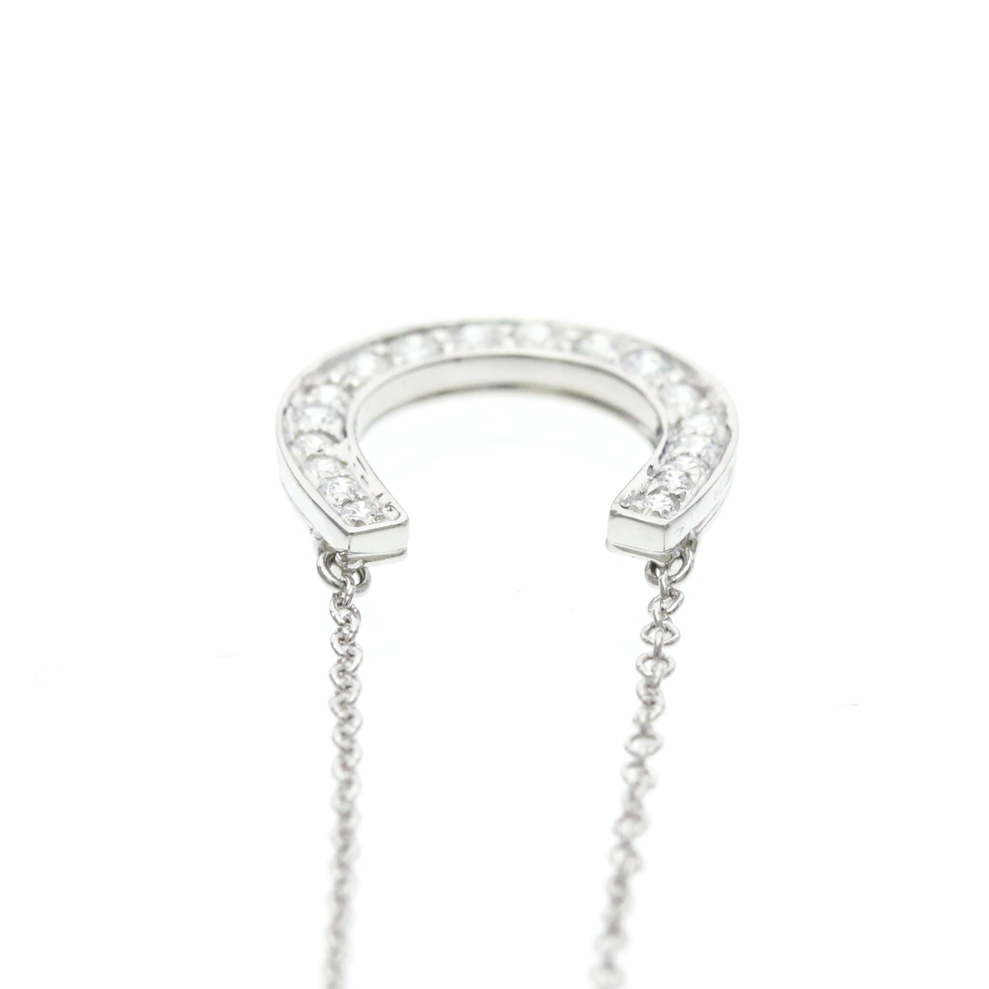 Tiffany Horseshoe · Platinum · Diamond