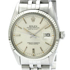 Rolex Datejust · 18K White Gold · Steel