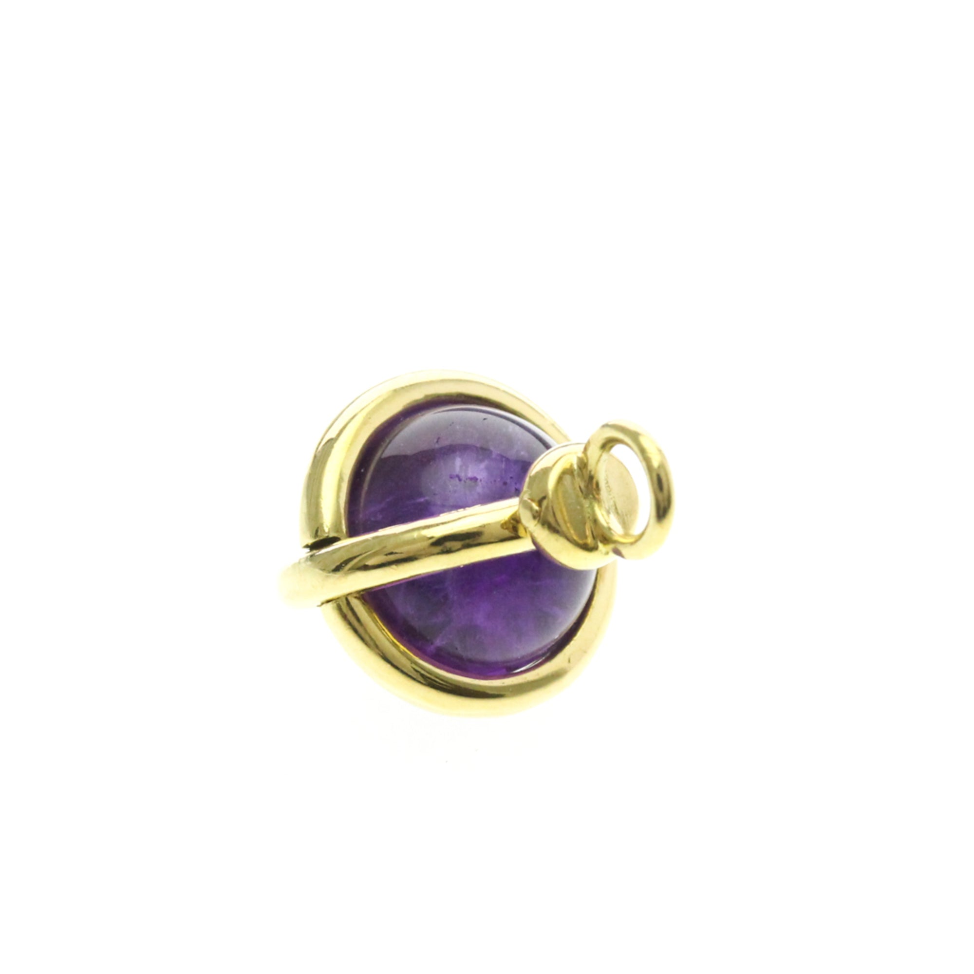 Pomellato Amethyst Charm · 18K Yellow Gold