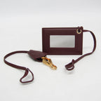 Balenciaga · Leather Shoulder Bag · Bordeaux