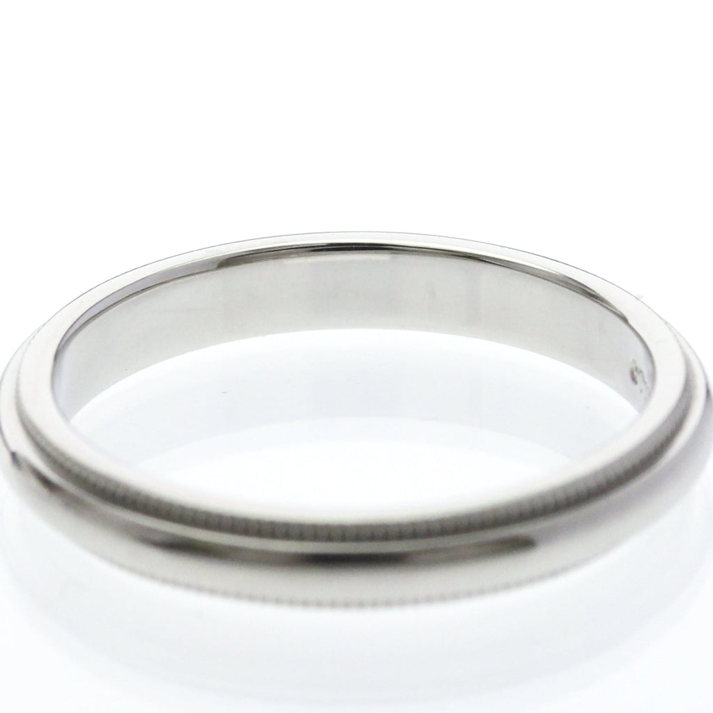 Tiffany Milgrain Band Ring · Platinum