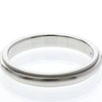 Tiffany Milgrain Band Ring · Platinum