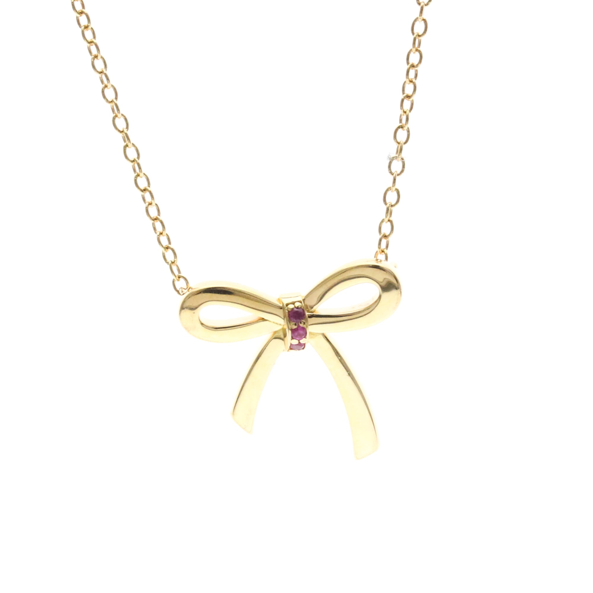 Tiffany Bow Ribbon · Rose Gold · Ruby