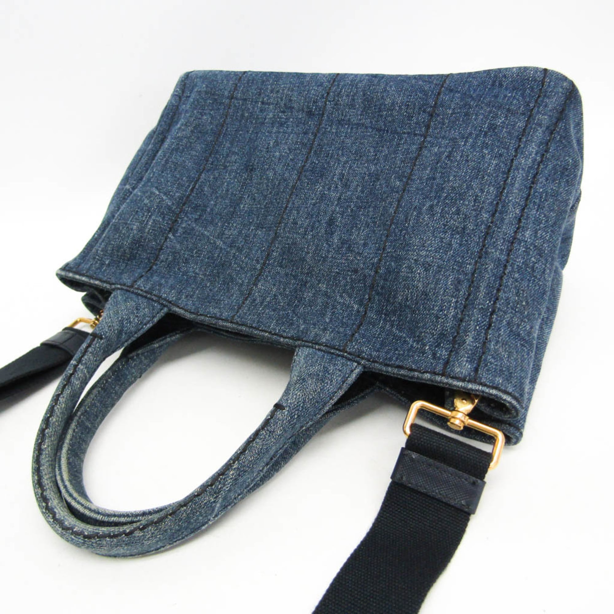 Prada Canapa · Denim Tote