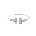 Tiffany T Wire · 18K White Gold · Diamond