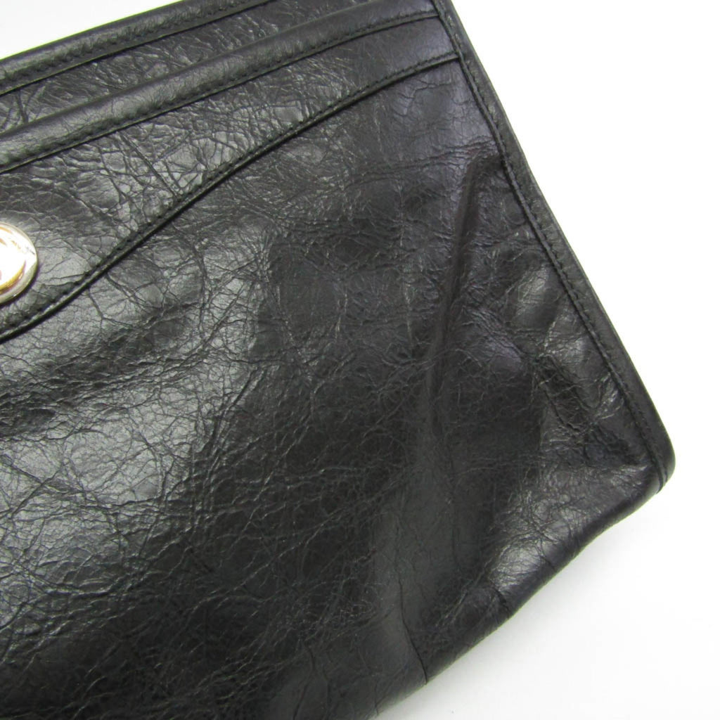 Gucci Interlocking · Leather Clutch