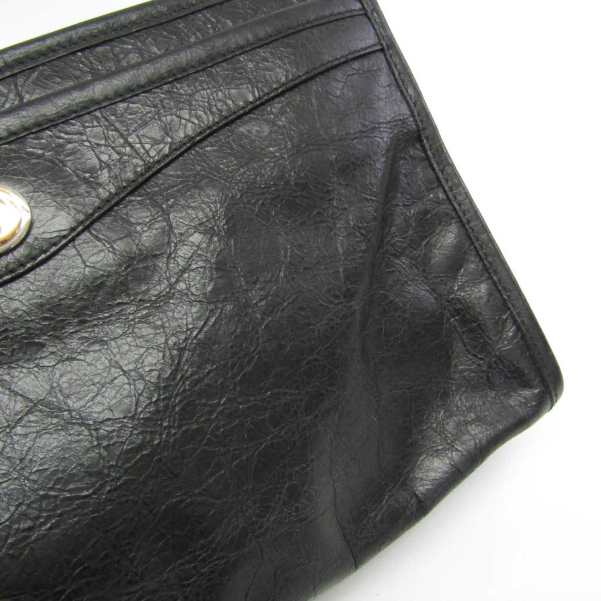 Gucci Interlocking · Leather Clutch