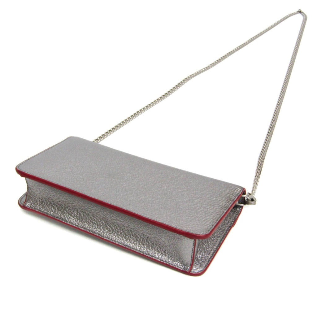 Miu Miu Madras Love · Leather Clutch