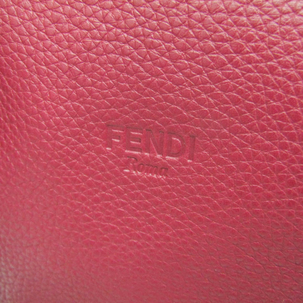 Fendi · Leather Handbag · Bordeaux