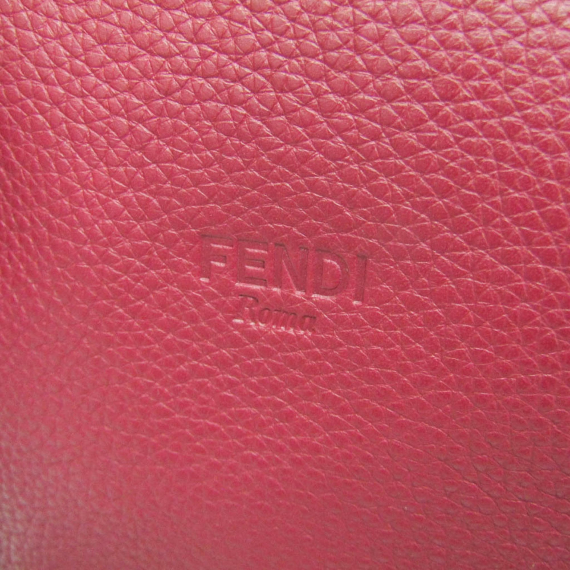 Fendi · Leather Handbag · Bordeaux
