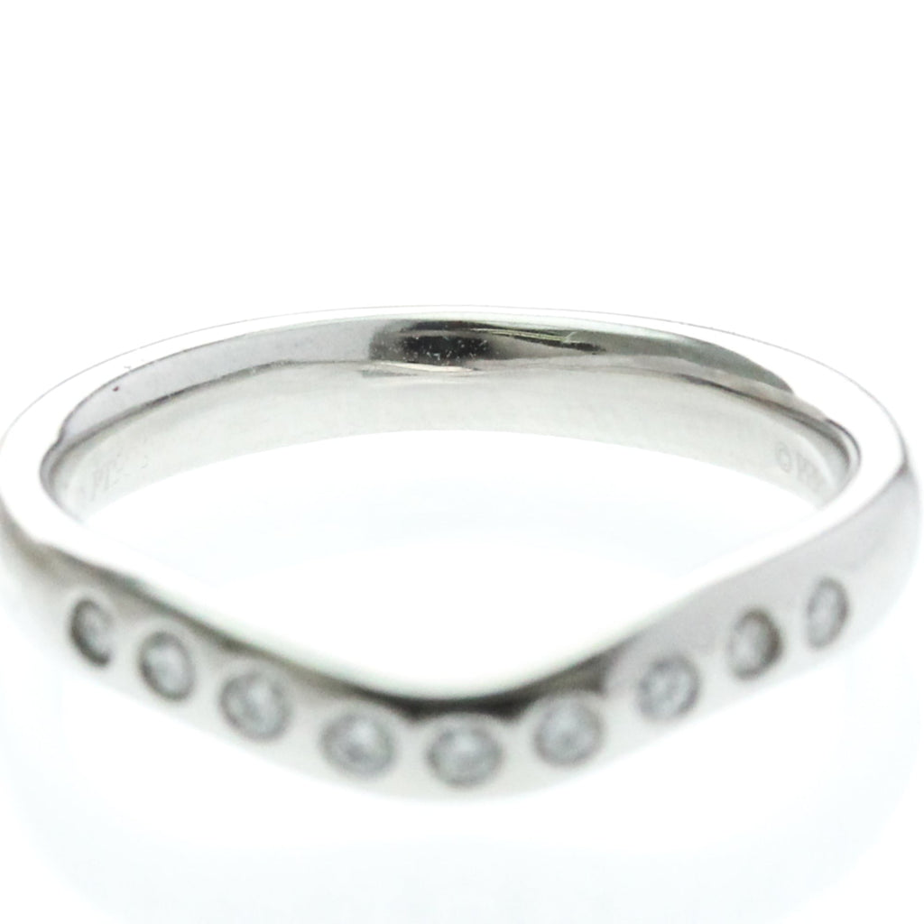 Tiffany Curved Band · Platinum · Diamond