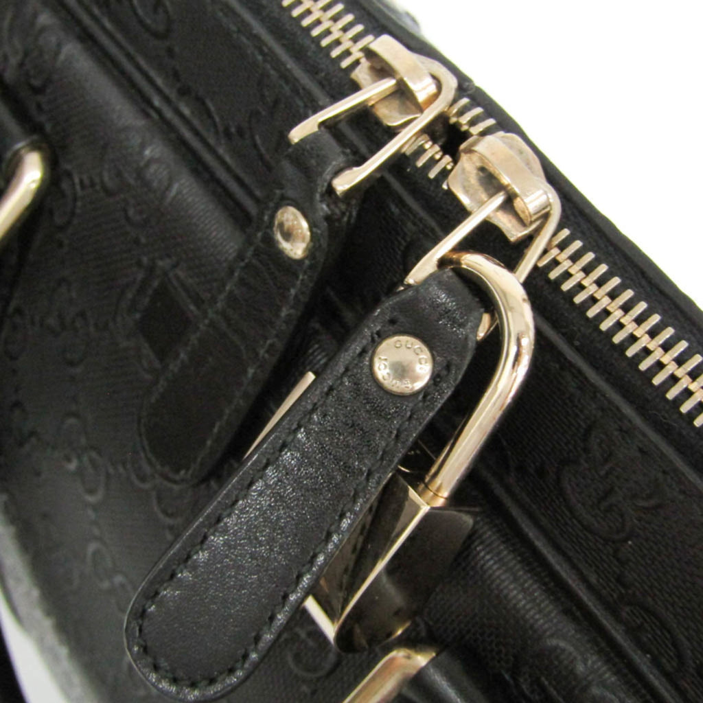 Gucci GG Embossed · Leather Briefcase