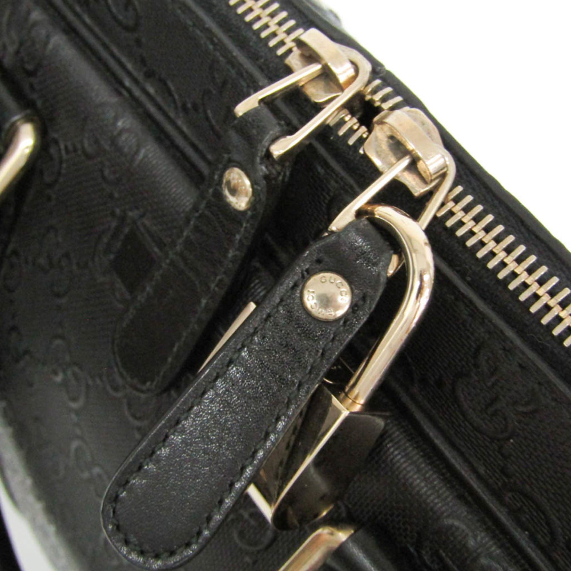 Gucci GG Embossed · Leather Briefcase