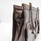 Celine Vintage Front Pocket Tote · Leather