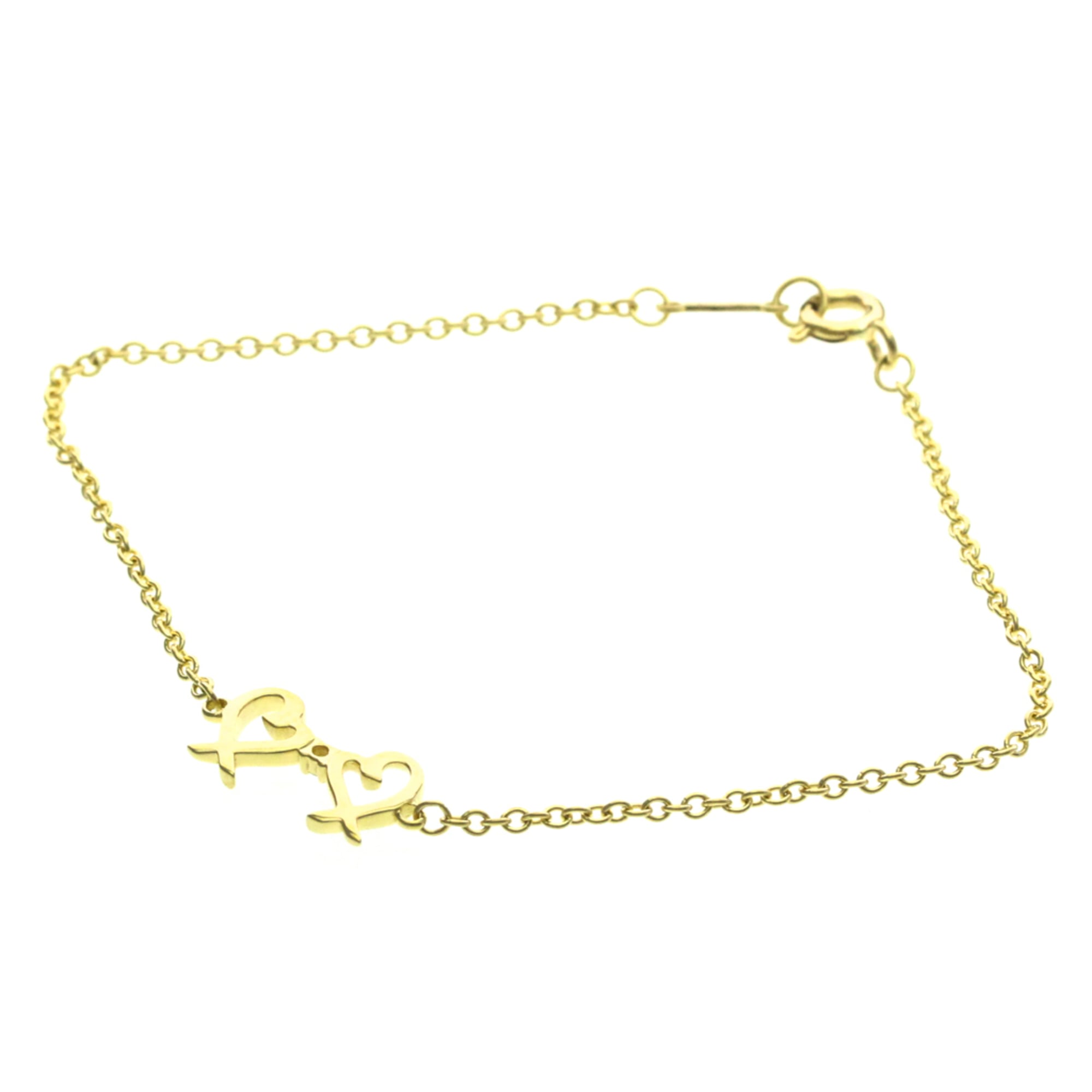 Tiffany Double Loving Heart · 18K Yellow Gold