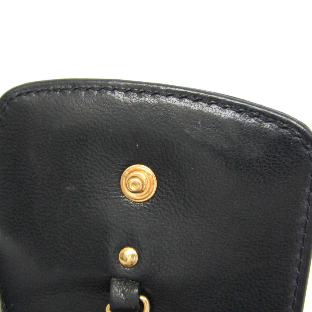Chanel Mini Pouch · Enamel Leather · Keyring