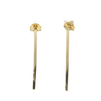 Tiffany T · T-Bar Earrings · 18K Yellow Gold