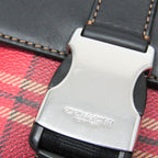 Coach Track Pack · Tartan Plaid · Leather