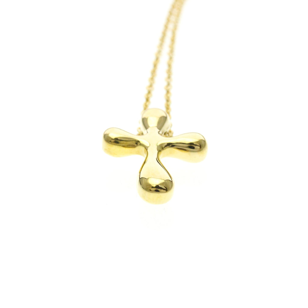 Tiffany Small Cross · 18K Yellow Gold