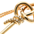 Tiffany Knot Key · 18K White Gold · Diamond
