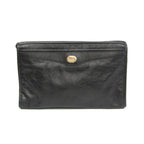 Gucci Interlocking · Leather Clutch