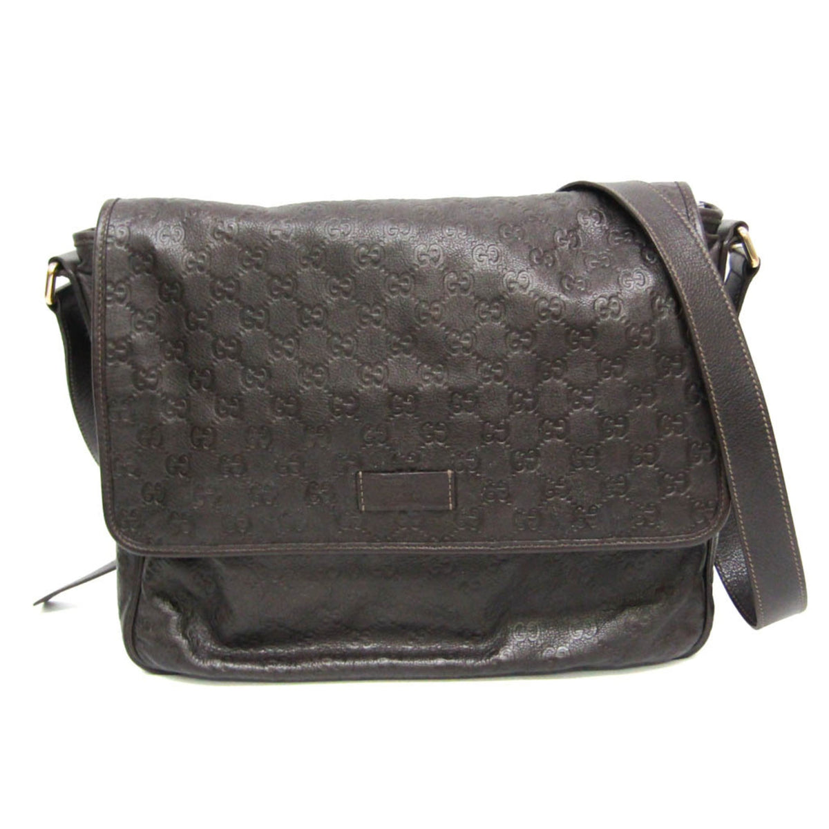 Gucci Guccissima · Leather Messenger