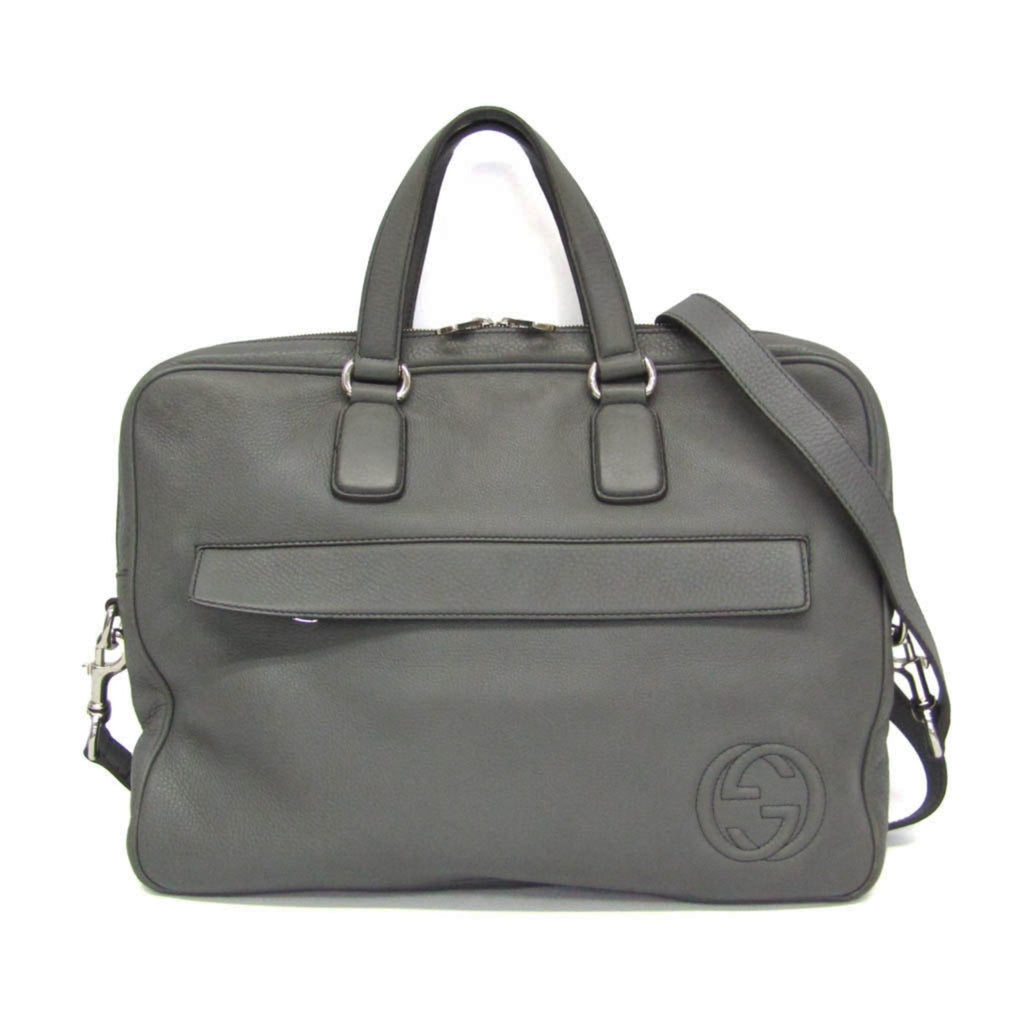 Gucci Interlocking G · Leather Briefcase