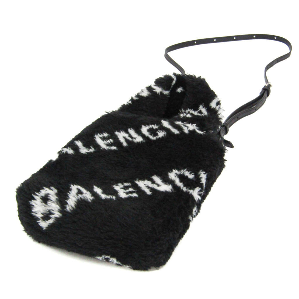 Balenciaga Everyday Phone Holder · Faux Fur