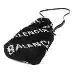 Balenciaga Everyday Phone Holder · Faux Fur