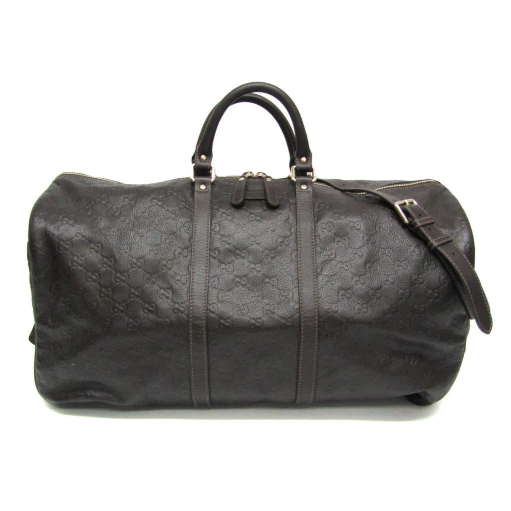 Gucci Guccissima · Leather Boston Bag