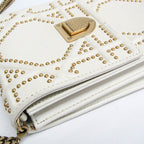 Christian Dior Diorama · Studded Leather
