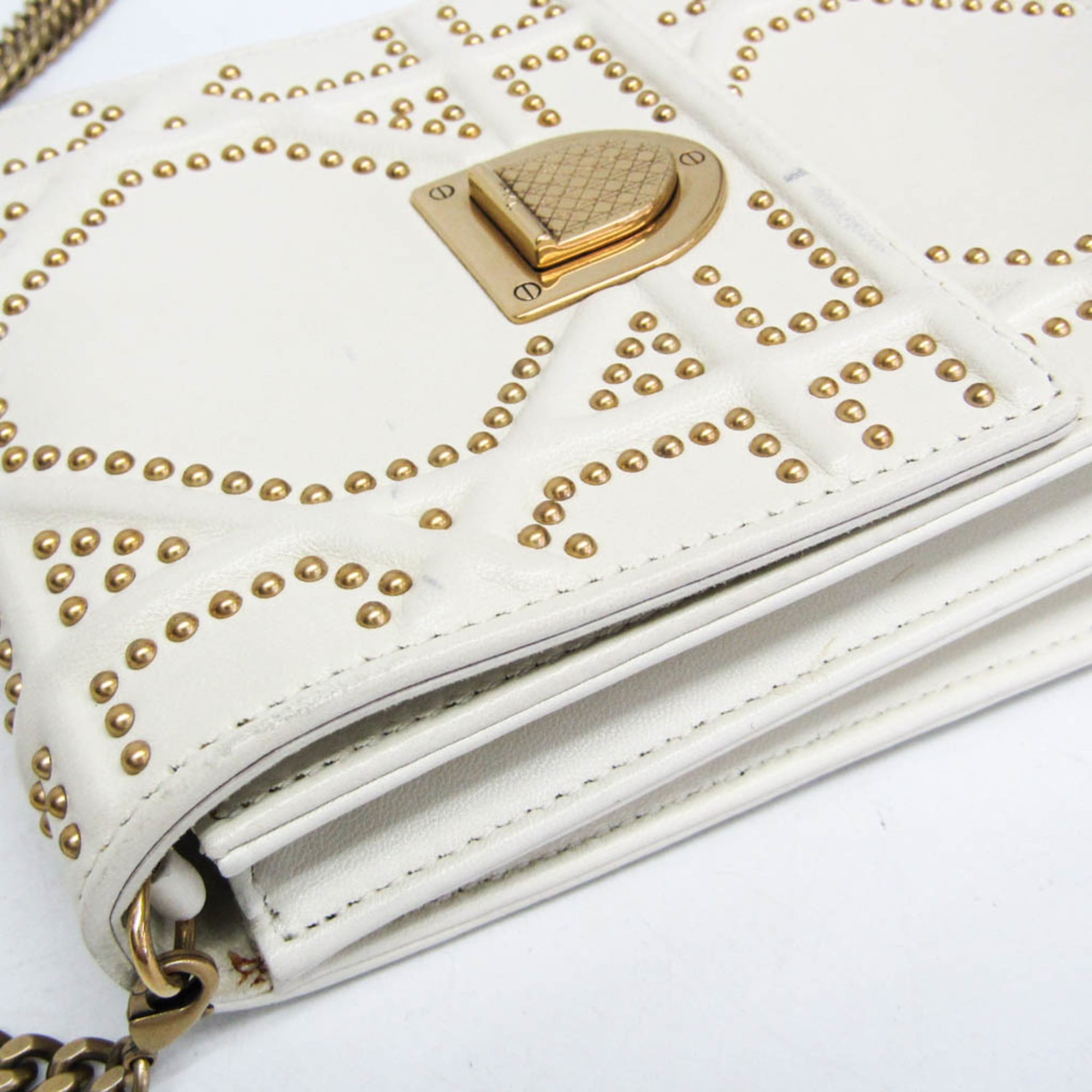 Christian Dior Diorama · Studded Leather