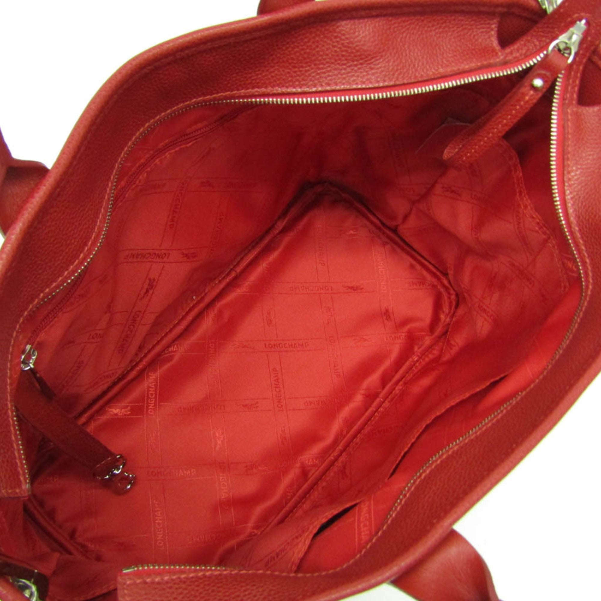Longchamp 2-Way Tote · Leather