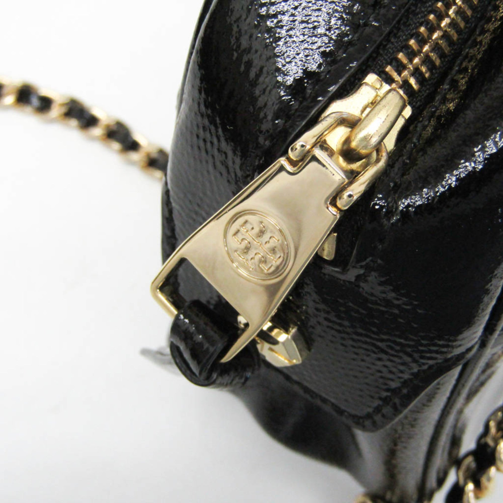 Tory Burch · Chain Shoulder · Enamel Leather