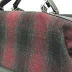 Hunting World Check · Tweed Boston Bag