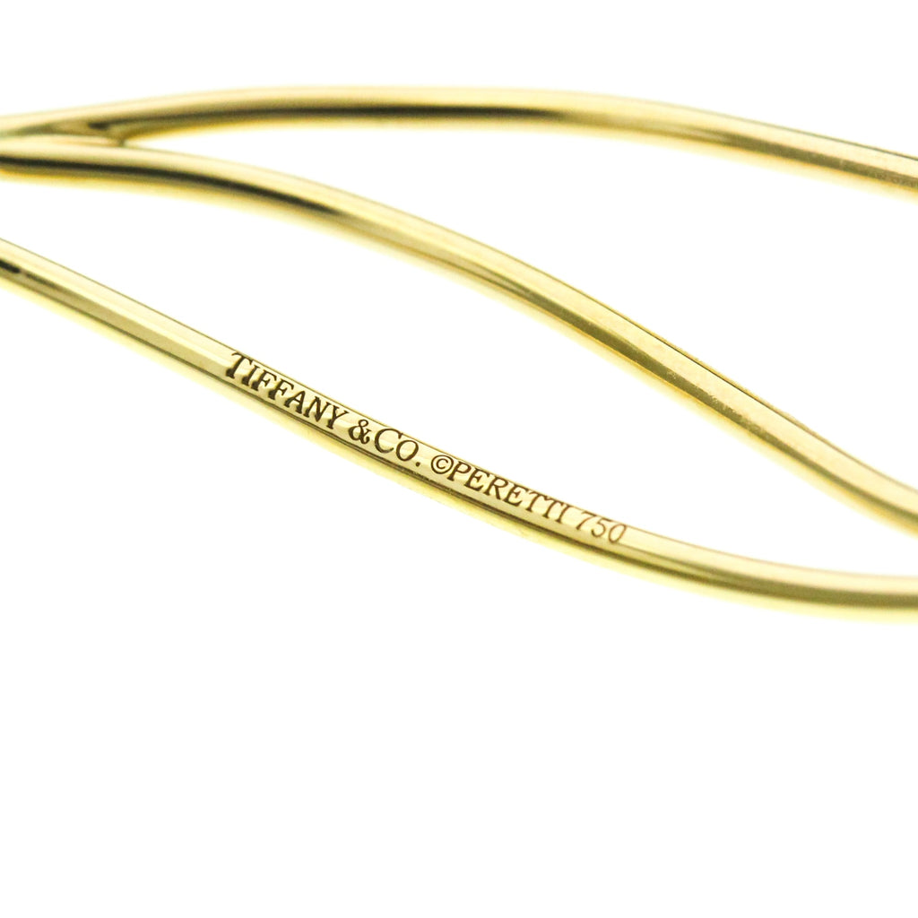 Tiffany Wave · 18K Yellow Gold · Earrings