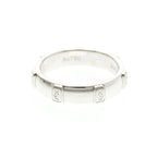 Harry Winston HW Logo · Diamond · 18K White Gold