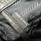 Prada Triangle Logo · Leather Tote