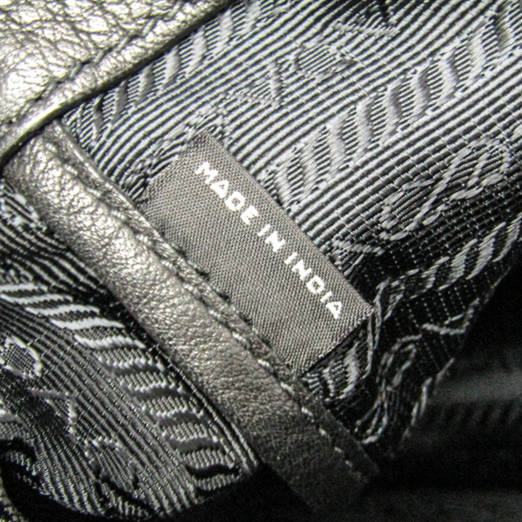 Prada Triangle Logo · Leather Tote